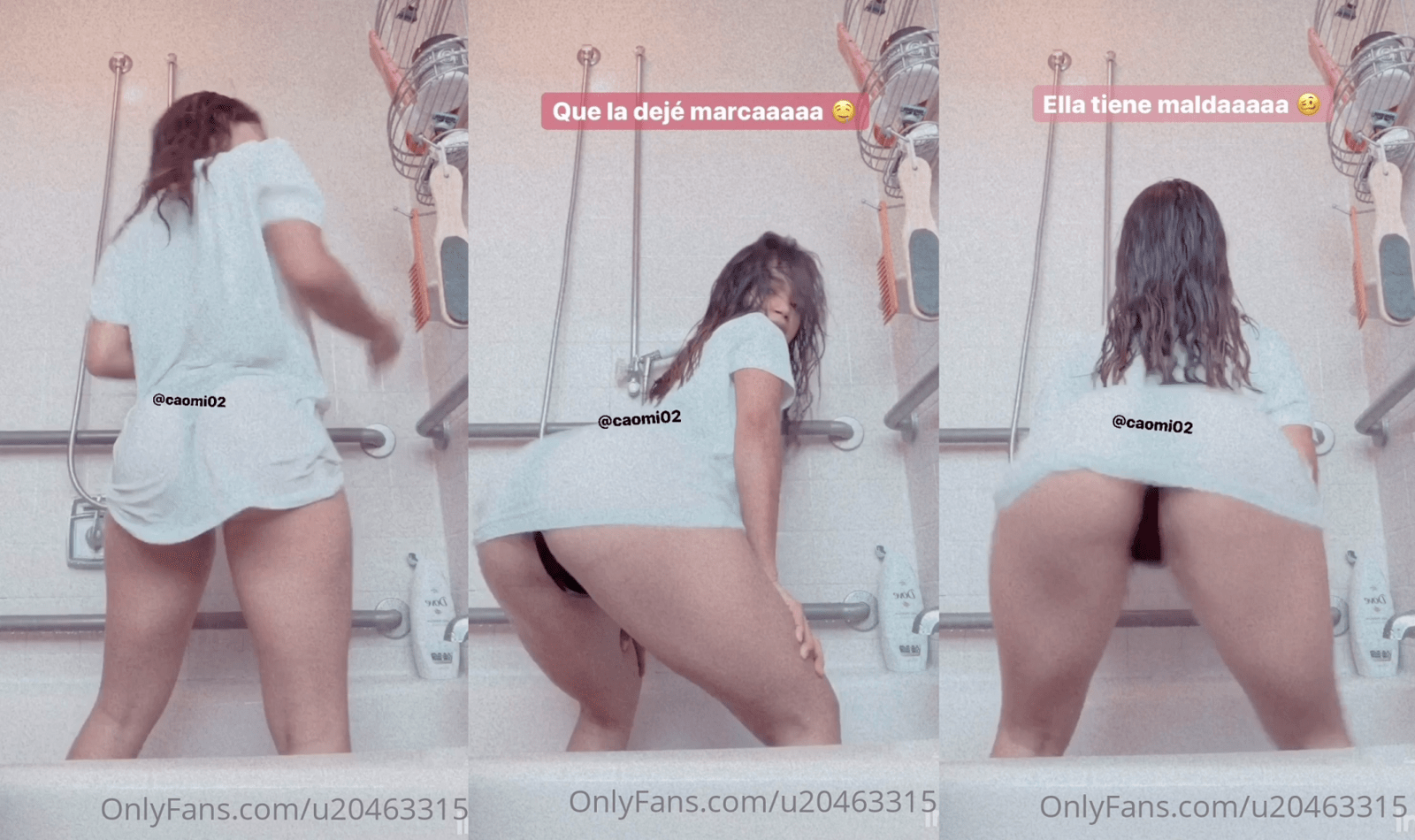 Portada de Caomi Madalis Perreando con la ropa mojada