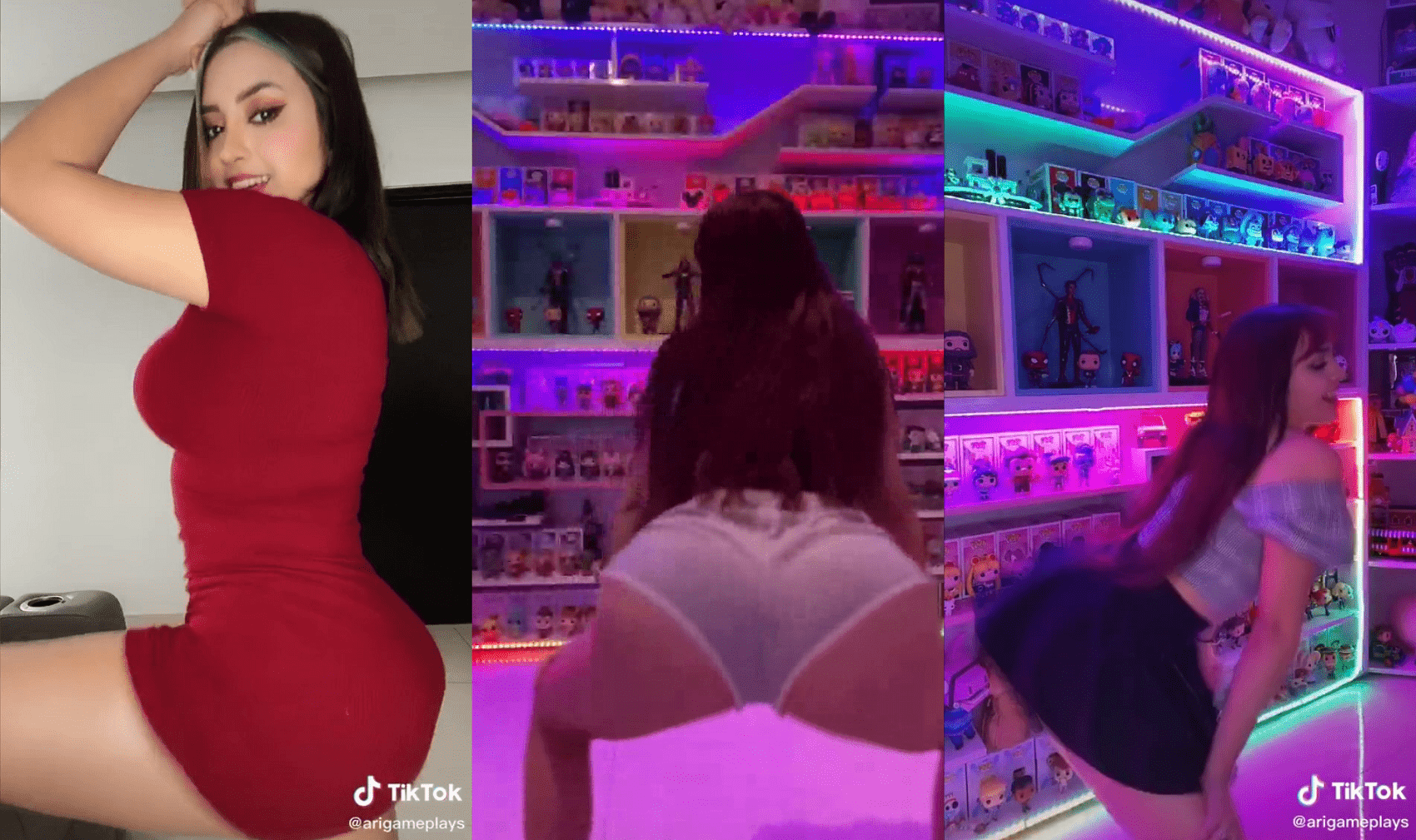 Portada de Arigameplays vídeo compilación bailando lento pa arriba